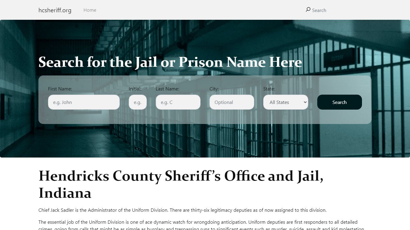 Hardeman County Jail, TN Inmate Search, Visitation Hours